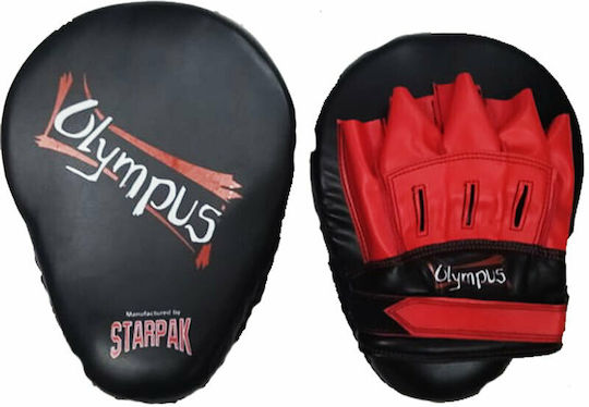 Olympus Sport Focus Mitt Short Handziele für Kampfkünste 2 Stück Schwarz
