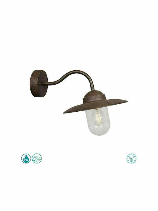 Nordlux Luxembourg Wall-Mounted Outdoor Hat Light E27 IP54 42x11εκ.