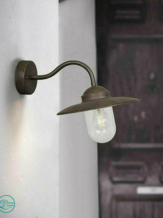 Nordlux Luxembourg Wall-Mounted Outdoor Hat Light E27 IP54 42x11εκ.