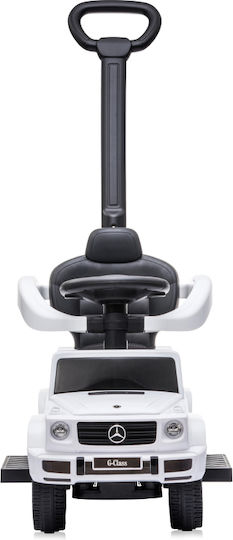 Lorelli Mercedes Benz G350D Car Ride On with Parental Handle for 12+ Months White