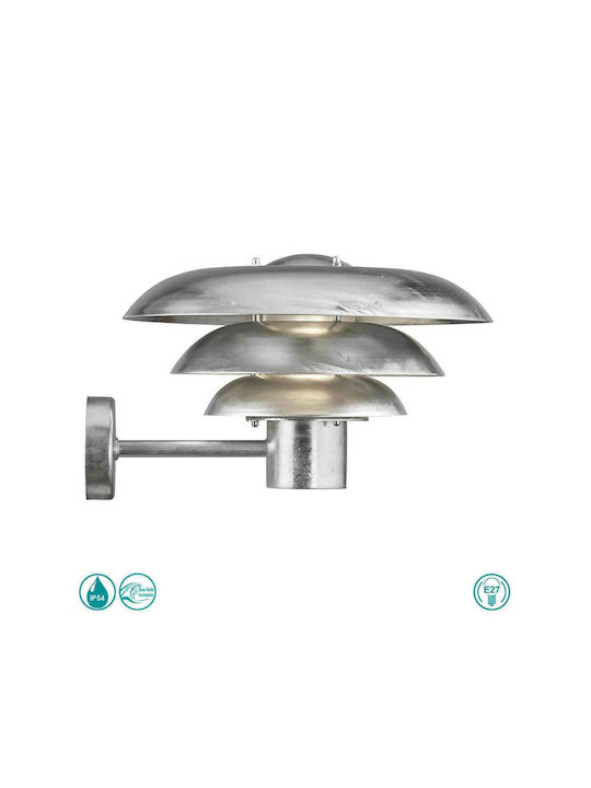 Nordlux Kurnos 35 Wall-Mounted Outdoor Hat Light E27 IP54 35x23.7εκ.