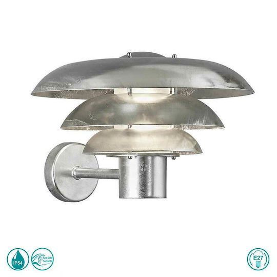 Nordlux Kurnos 35 Lumină de exterior cu abajur montată pe perete E27 IP54 35x23.7εκ.