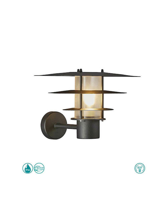 Nordlux Bastia 35 Wall-Mounted Outdoor Hat Light E27 IP54 38.6x24.3εκ.