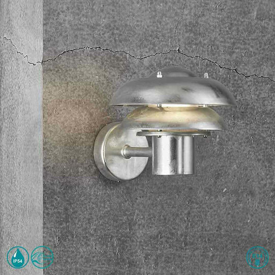 Nordlux Kurnos 20 Lumină de exterior cu abajur montată pe perete E14 IP54 25.6x18.2εκ.