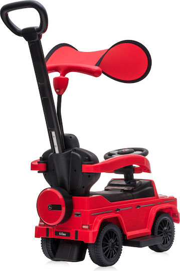 Lorelli Mercedes-Benz G350D Baby Push Walker with Parental Handle for 12+ Months Red
