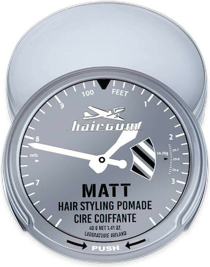 Hairgum Matt Pomade για Ελαφρύ Κράτημα & Λάμψη 40gr