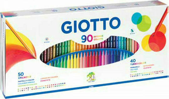 Giotto Stilnovo & Turbo Color Σετ Ζωγραφικής 50τμχ