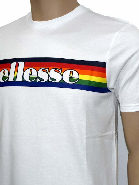 Ellesse Ανδρικό T-shirt Λευκό με Λογότυπο