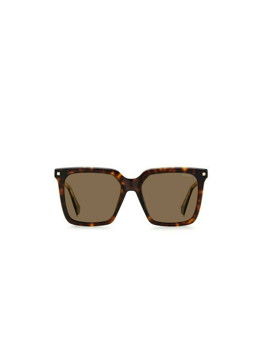Polaroid Sonnenbrillen mit Braun Schildkröte Rahmen und Braun Polarisiert Linse PLD4115/S/X 086