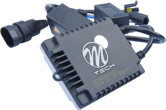 M-Tech Xenon Σετ Φωτισμού Αυτοκινήτου Slim Basic Ballast H7 12V 6000K Ψυχρό Λευκό