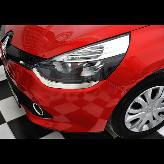 S-dizayn Sprâncene faruri față pentru Renault Clio Sprâncene inferioare cromate metalice