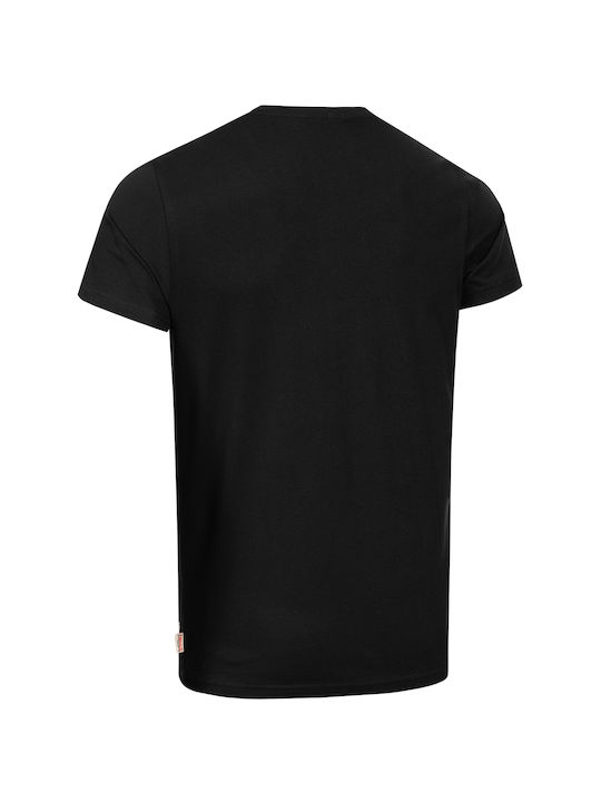 Lonsdale Symondsbury T-shirt Bărbătesc cu Mânecă Scurtă Negru