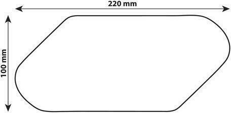Lampa Klebender Tankschutz Grip-Tank X1 Transparent