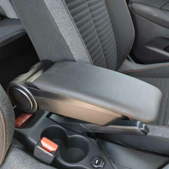 Rati Armster Car PU Armrest for Citroen C4 SpaceTourer 2019 Black