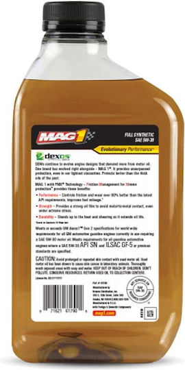 MAG1 Full Synthetic 5W-30 0.946lt