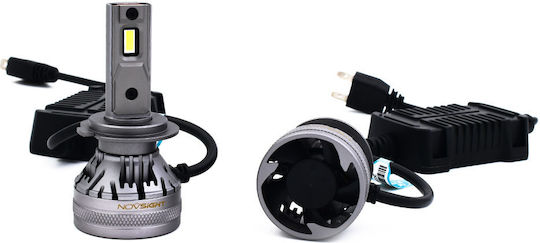 NovSight Lamps Car N37 H4 LED 6500K Cold White 12-24V 120W 2pcs