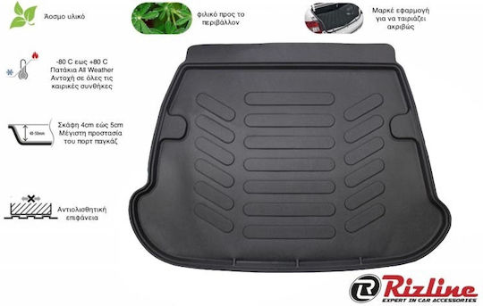 Rizline Trunk Mat for Volvo S60 2011 Black