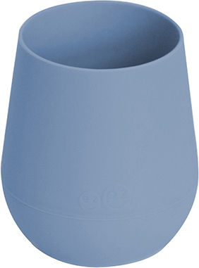 Ezpz Feeding Set Tiny made of Silicone Blue 3pcs
