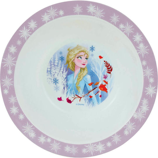 Trudeau Σετ Φαγητού Disney Frozen από Πλαστικό Μωβ 3τμχ για 6+ μηνών