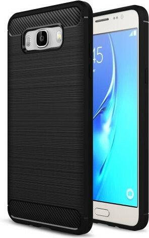 Forcell 9190 Back Cover Σιλικόνης Μαύρο (Galaxy J7 2016)