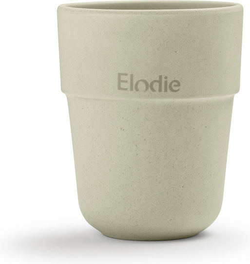Elodie Details Feeding Set Yummy Mini made of Bamboo with Non-Slip Base White 3pcs