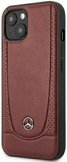 Mercedes-Benz Urban Back Cover Δερμάτινο Κόκκινο (iPhone 13 mini)