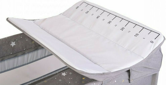 Cangaroo Once Upon A Time Laufstall 3 Ebenen mit Wickeltisch & Matratze Gray 125x62cm