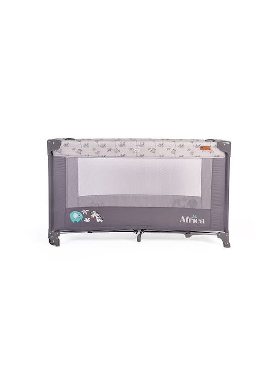 Cangaroo Africa Playpen Gray 125x65cm
