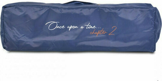 Cangaroo Once Upon A Time Παρκοκρέβατο 2 Επιπέδων με Στρώμα Jeans 125x62cm