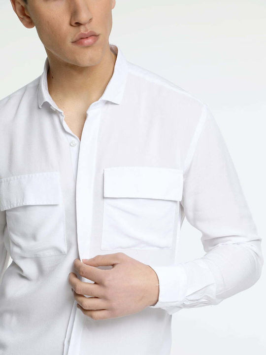 Lincoln Long-sleeved Shirt White