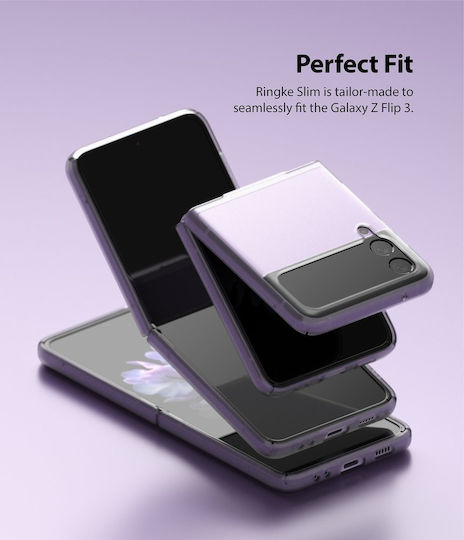 Ringke Slim Umschlag Rückseite Kunststoff Matte Clear (Galaxy Z Flip3 5G)