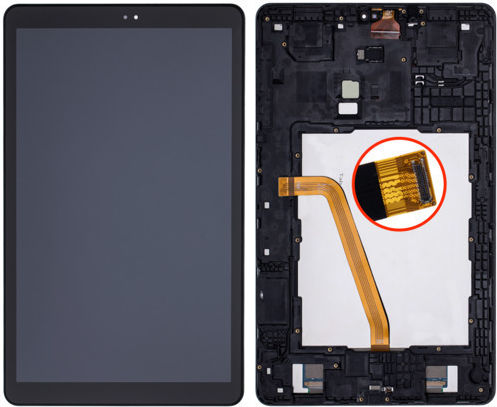 Samsung Οθόνη & Μηχανισμός Αφής αντικατάστασης μαύρος (Galaxy Tab A 10.5 2018)