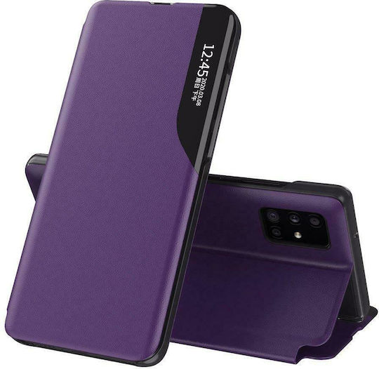 Hurtel Eco Leather View Buchen Sie Synthetisches Leder Lila (Huawei P40)