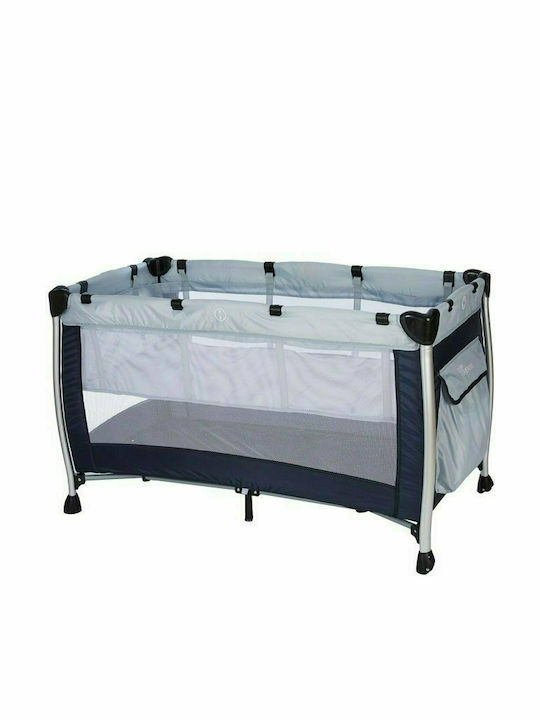 Baby Adventure Holiday Aluminium Laufstall 2 Ebenen Gray 120x60cm