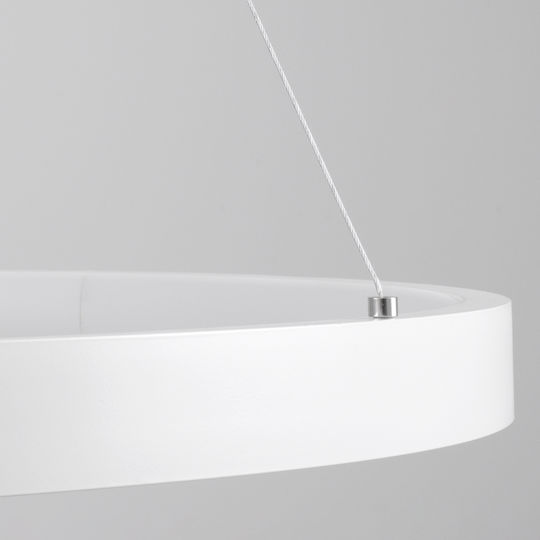GloboStar Nemesis Κρεμαστό Φωτιστικό Λευκό LED 86x86εκ.