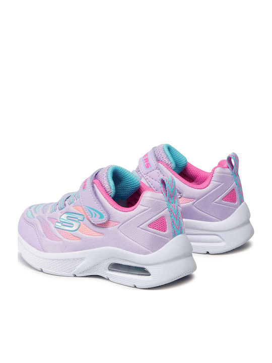 MICROSPEC MAX-AIRY Kinder Sneakers mit Klettverschluss Flieder