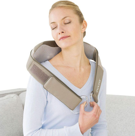Beurer Ζώνη Μασάζ Shiatsu για τον Αυχένα με Λειτουργία Θέρμανσης Μπεζ