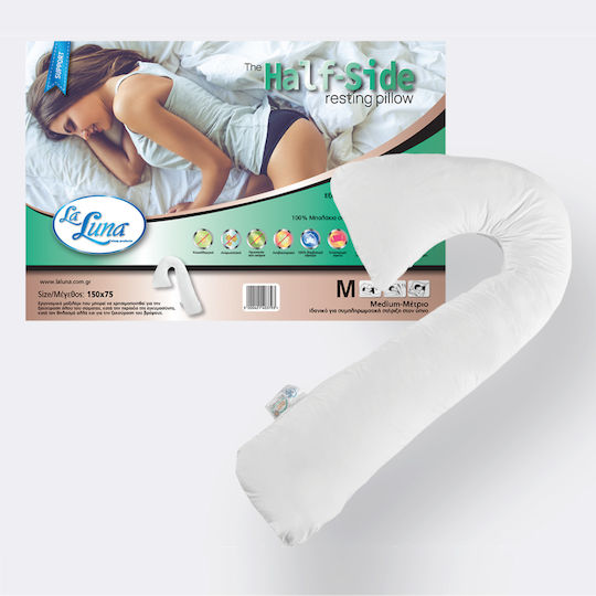 La Luna Pregnancy & Breastfeeding Pillow White 150cm