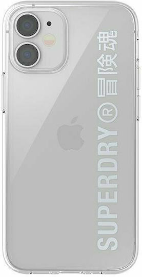Superdry Snap Задна корица Силикон Сребрист (iPhone 12 mini)