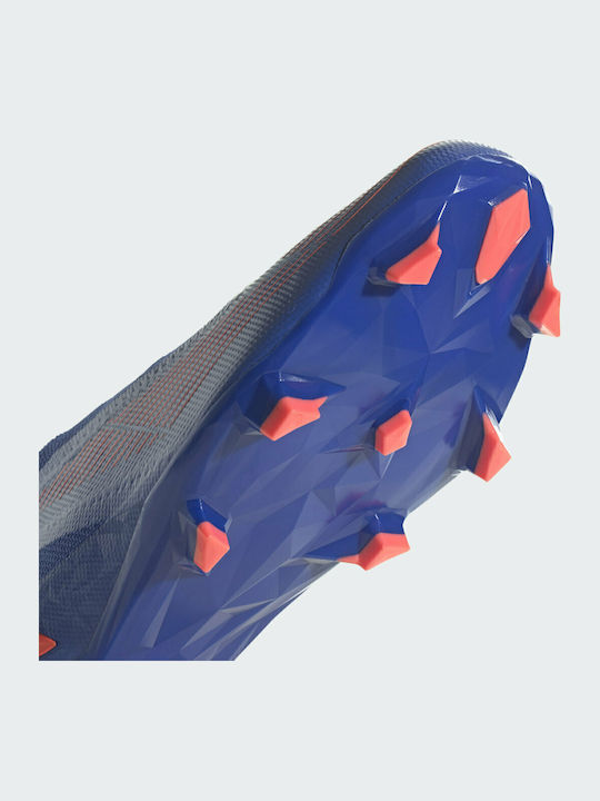 adidas Predator Edge.3 Ποδοσφαιρικά Παπούτσια με Τάπες FG Hi-res Blue / Turbo