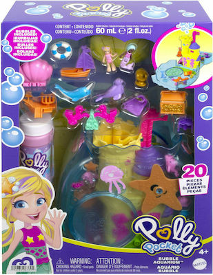 Mattel Miniature Toy Aquarium Polly Pocket for 4+ Years