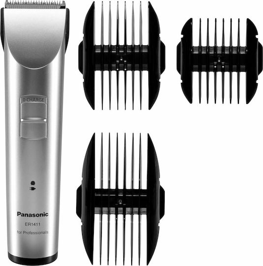 Panasonic Επαγγελματική Επαναφορτιζόμενη Κουρευτική Μηχανή Ασημί HP-43905841