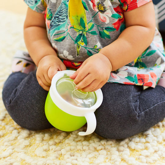 Munchkin Green Snack Container Made of Plastic for 12+ Months