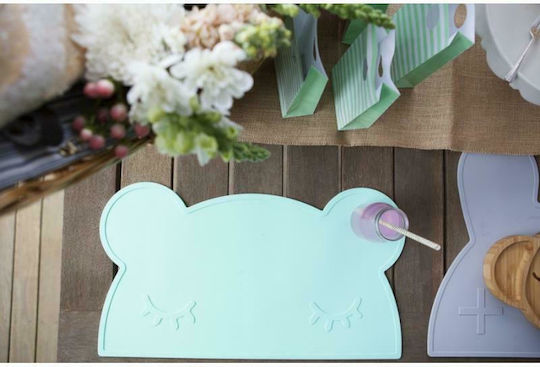 We Might Be Tiny Servet Individual Albastru Bear Din Silicon