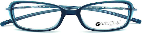 Vogue Women's Blue Acetate Prescription Eyeglass Frame VO2353 1298