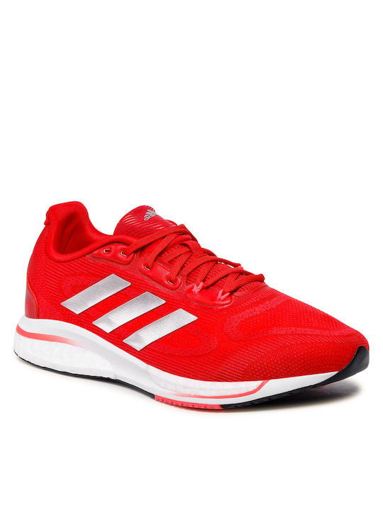 Adidas Supernova+ Bărbați Pantofi sport Alergare Vivid Red / Matte Silver / Turbo