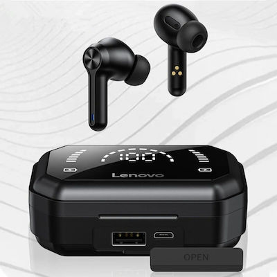 Lenovo LP3 Pro TWS In-ear Bluetooth Handsfree Ακουστικά με Θήκη Φόρτισης Μαύρα