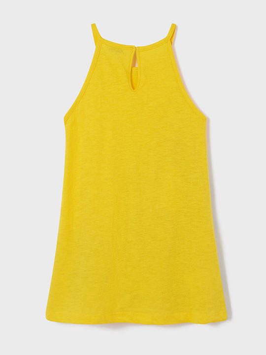 Children's Dress Sleeveless Yellow