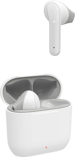HAMA Freedom Light In-ear Bluetooth Handsfree Ακουστικά με Αντοχή στον Ιδρώτα και Θήκη Φόρτισης Λευκά