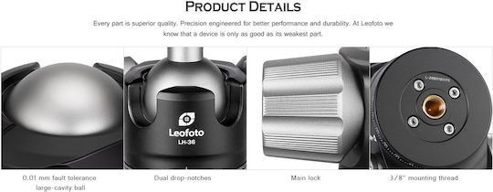 Leofoto Leofoto LS-285C Carbon Fiber Camera Tripod Up to 153cm and 10kg Maximum Load